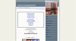 Desktop Screenshot of griffinbookbinding.com